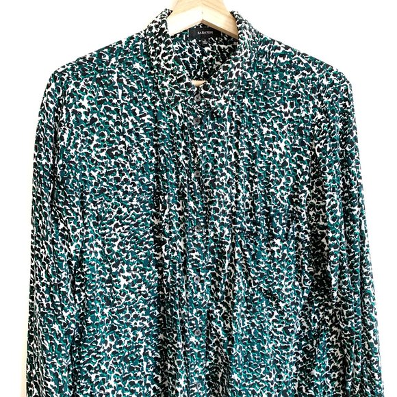 Aritzia | Babaton Pattern Button Up Blouse - Picture 8 of 10